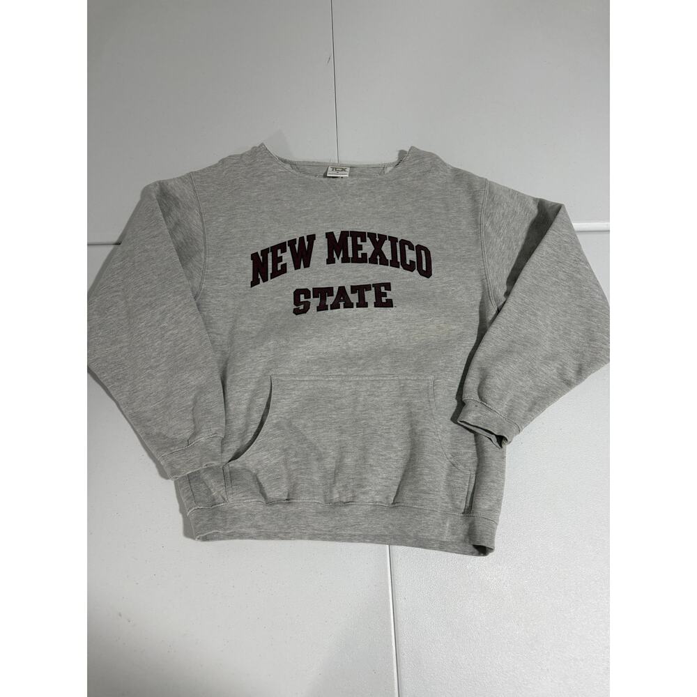 New Mexico State Aggies Crewneck Sweatshirt Mens Medium Gray TCX Vintage